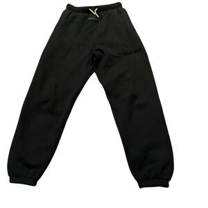 Essentials Black Sweatpants baggy sweatpants